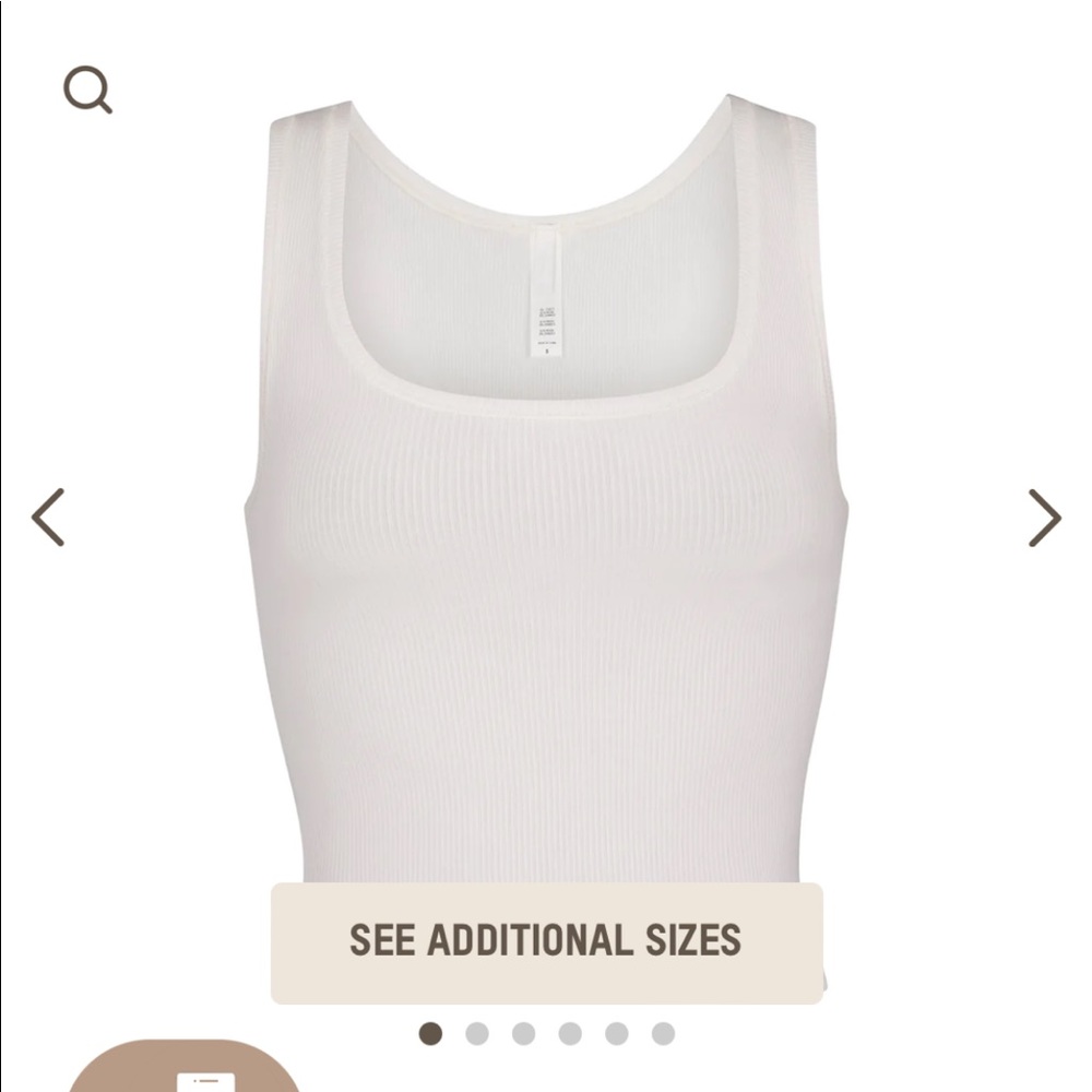 SKIMS soft lounge tank- Marble